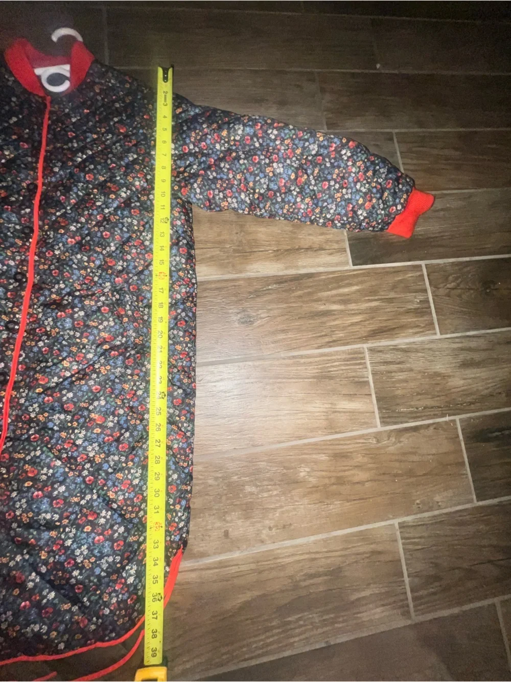 The Great + Eddie Bauer reversible down quilted bomber jacket